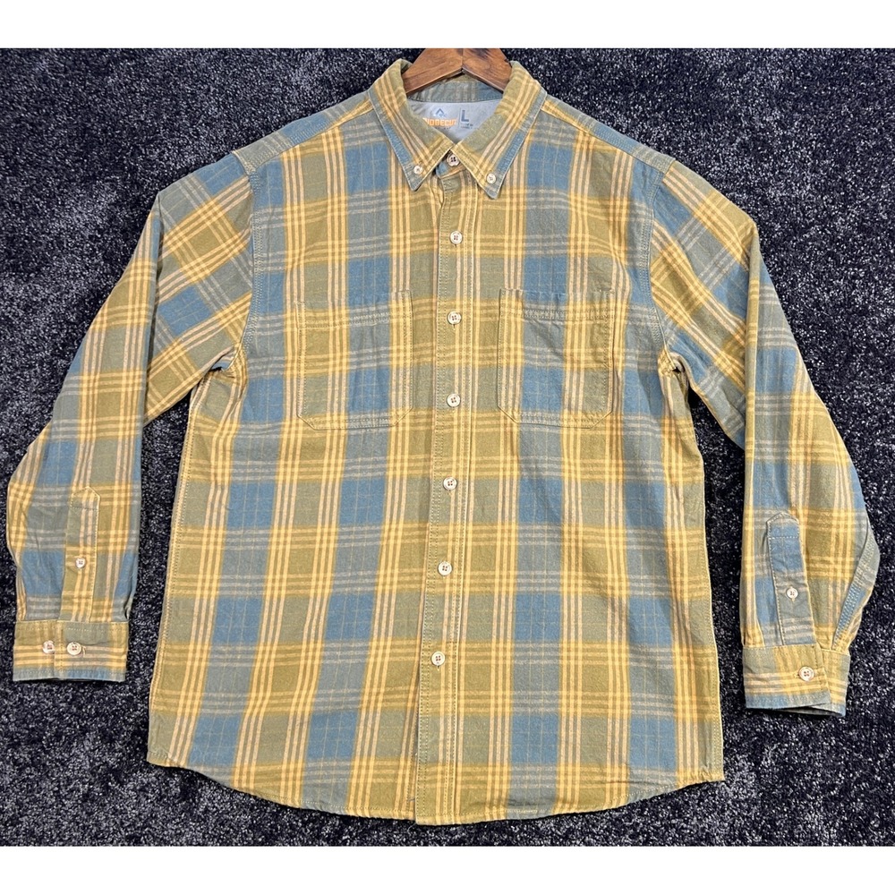 Ridgecut Flannel Heavy Duty Shirt Plaid Button Up Long Sleeve Casual Menswear L‎